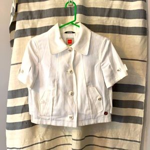 Boss By Hugo Boss cropped short sleeve blazer